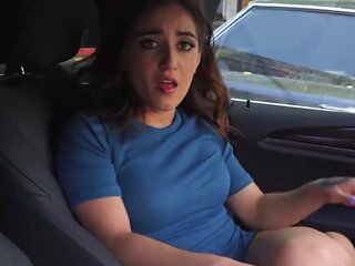 bad girl with a round ass cannot wait to take his dick