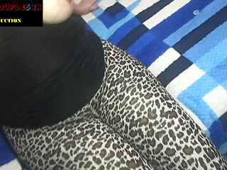Playing and oil massaging my big tits