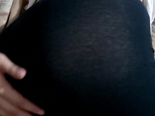 Doa Mary in Black Shorts