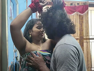 Indian Mallu Couple Hot Romantic Fuck in Hand Tied BDSM