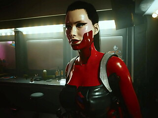 Female Tyger Claw - Hammer Club Sex Scene (Cyberpunk 2077 In-game Ultra Settings)