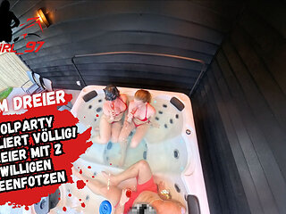 Teens Don't Just Pop a Full Teen Pussy with Horny Cum