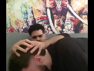 kissing and sucking cock