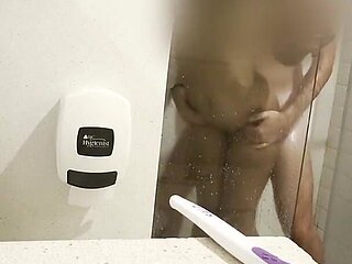 Catching My Step-sister Touching Herself in the Shower and Let Me Fuck