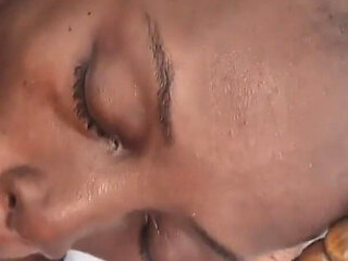 Good Morning Blowjob From Petite Ebony Wife