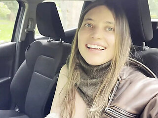 Hot Lesbian Car Sex - Scarlettandc Kissing & Touching Breasts Until Orgasm