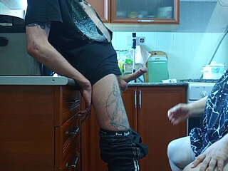 Stepmom Spat Out All the Cum After Blowjob