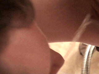 Pissing and spitting on him in the bathroom