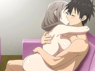 Sexy & Horny Stepsister Get Fucked With Stepbrother On The Couch - Hentai