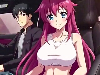 Fucking a stranger, public stranger, anime porn