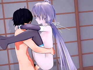 Luo Tianyi Sex Vocaloid Hentai MMD 3D Red Eyes (CLIP)