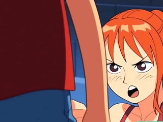 Nami es follada por Luffy