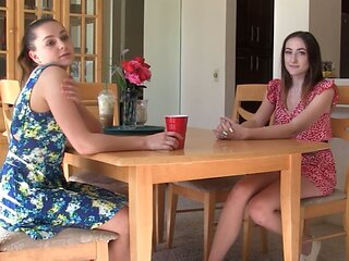 A sizzling game of Strip Liar's Dice is on