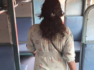 INDIAN TRAIN Hot Indian Nabour Girl Sucking Dick So Good And Recieve Warm Cum In Mouth