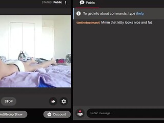 Amateur Plumpy Webcam Model gives BBC a Blowjob in Bedroom