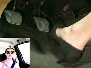 Soft Driving in Suede Black Classic Louboutins