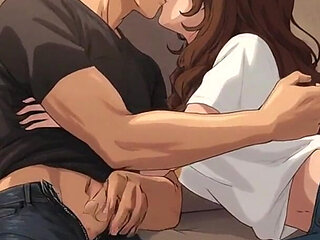 I Fucked My Girlfriend's Stepsister (19) While She Was Watching Hentai Anime