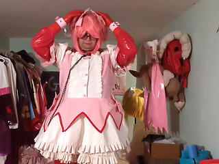 PVC Suit Magical Girl Madoka Layered and Bound