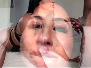 Curvy Brunette Vanessa Blake Takes a Huge Cumload on Her Big Ass