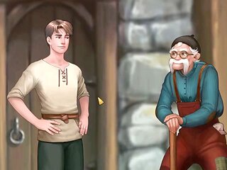 Big boob sex animation with a focus on the bum