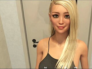 Blonde with a big ass and natural tits takes it reverse cowgirl