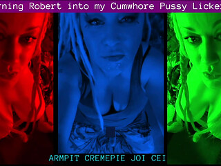 Shemale Version Turning Robert Into My Cumwhore Pussy Licker