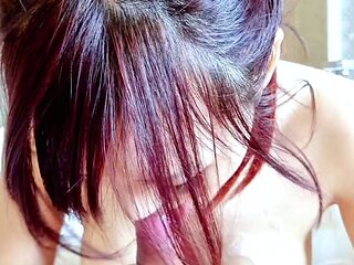 Amateur european blowjob babe with blackhair