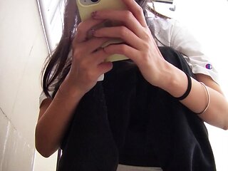 Small titted brunette amateur anal nailed at home