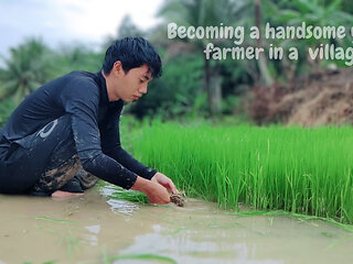 A handsome young farmer makes people fall in love with him