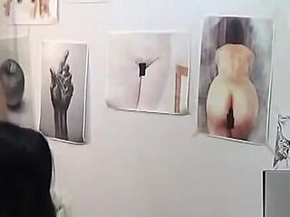 Slender Mature Lady Who Volunteered as a Nude Model