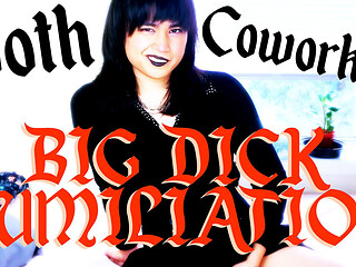 Goth coworker big dick humiliation
