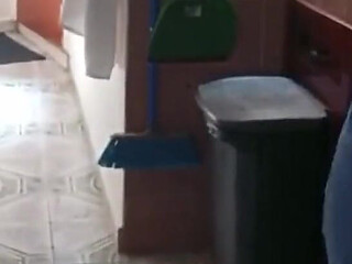 Mother-in-law Films Herself in the Kitchen and Shows Her Breasts