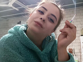 I Smoke in a Plush Hoodie