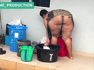 BBC Blowjob From African BBW Wife Homemade Sunday Morning