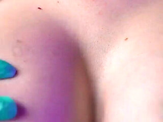 Pregnant Nurse! Latex Gloves and Hot Orgasm