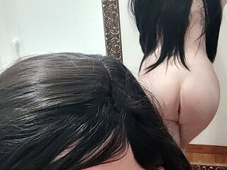 Fucking My Ass in the Bathroom