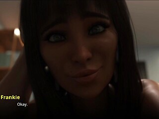 Petite blonde with big natural tits gets fucked in adult visual novel