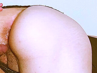 He pulls my underwear and my ass gets drilled and fucked really hard until I come