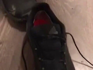 The Strict Master Ordered the Slave to Lick Dirty Sneakers