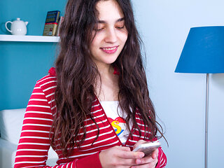 Brunette teen moans through licking, sucking, then rough doggy