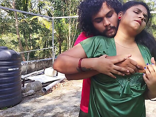 Outdoor Sex Mallu Couple Hot Romance And Sex On Terrace