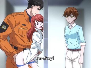 Caught in the Men's Locker Room: Pussy Fingering with Shaking Orgasm (Hentai)