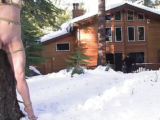 Tahoe Exiled From Dick Mountain Part 4: Hot Outdoor Bondage Day with Dia Zerva, Amber Keen, NinaBabexx & Kristine Lowe