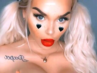 Blonde Teen Solo Masturbating On Webcam
