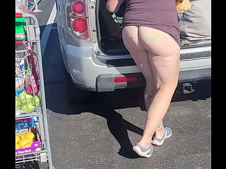 Wazaboo4u - update #18 - Step Mommy Putting Away Groceries Flashing My Vibrator and Anal Plug To People In A Busy Parking Lot - Oct 01, 2026