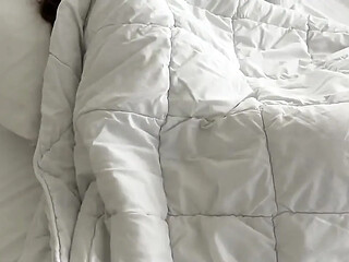 Solitary pleasure with a huge dildo and butt plug
