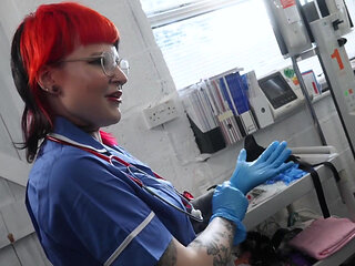 Nurse Ruby's Degrading Vaginal Exam: Pierced Slut Rosa Inspected, Stretched & Broken in Medical Room