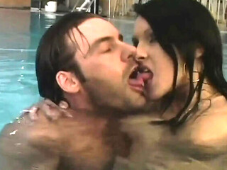 Sexy MILF Takes Big Cock by the Pool - Cum in Mouth and Ass Fucked