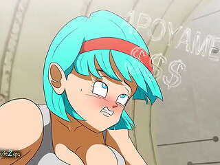 Bulma recibe una cojida en el espacio
