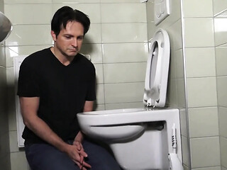 Young blonde brat girls dominate toilet slave